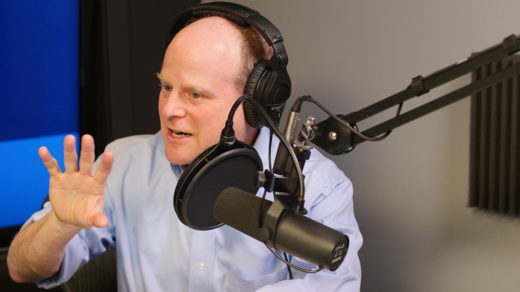 small business owner gene marks speaking on podcast