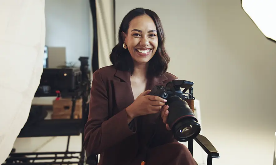 new small business owner of photography business